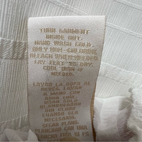 Hope & Harlow Sleeveless White Blouse Size 1X NWT - Picture 5 of 5